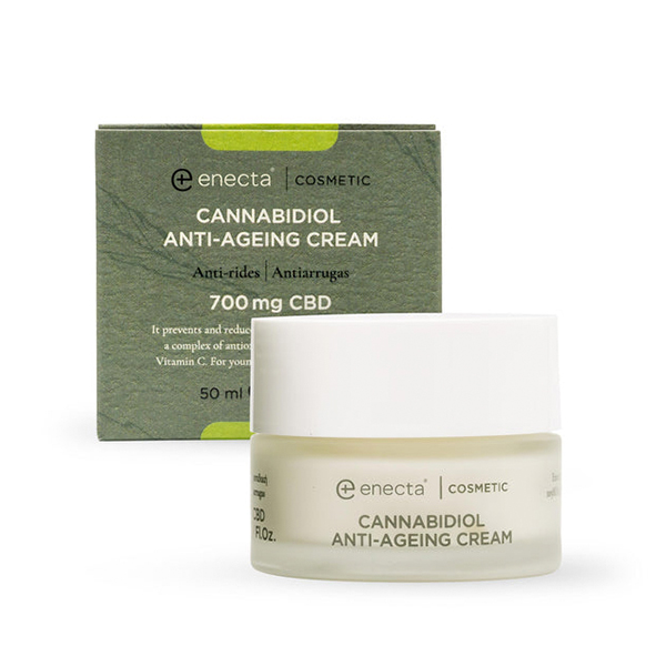 Crema antiarrugas con CBD (700 mg de Cannabidiol)